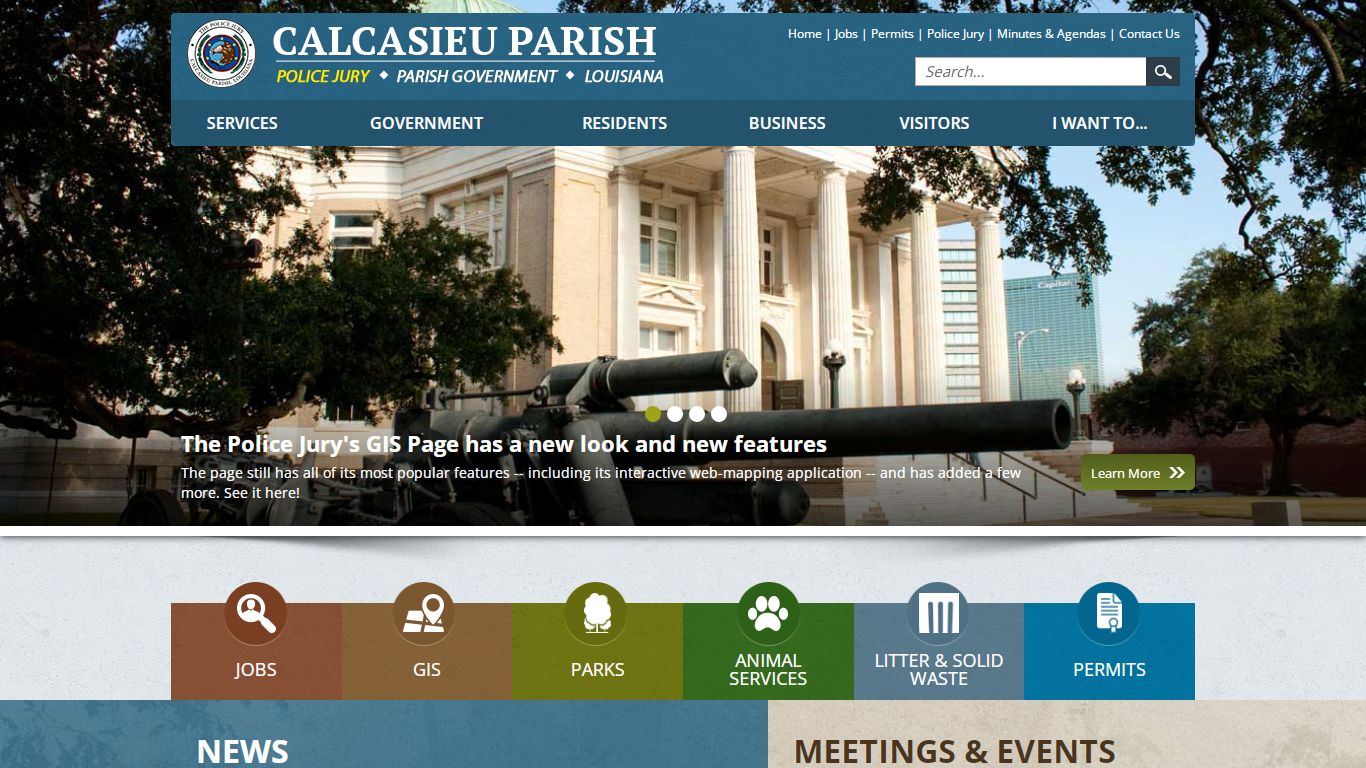 Calcasieu Parish Police Jury, LA | Home